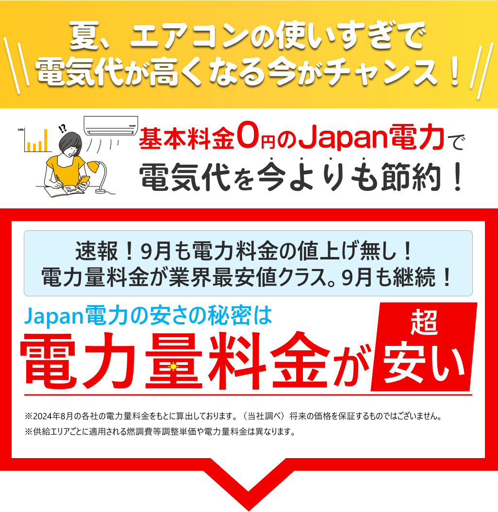 全国・東京・東電エリアの400kwhがお得