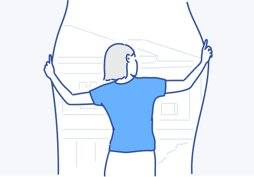 窓を大きく開けてください